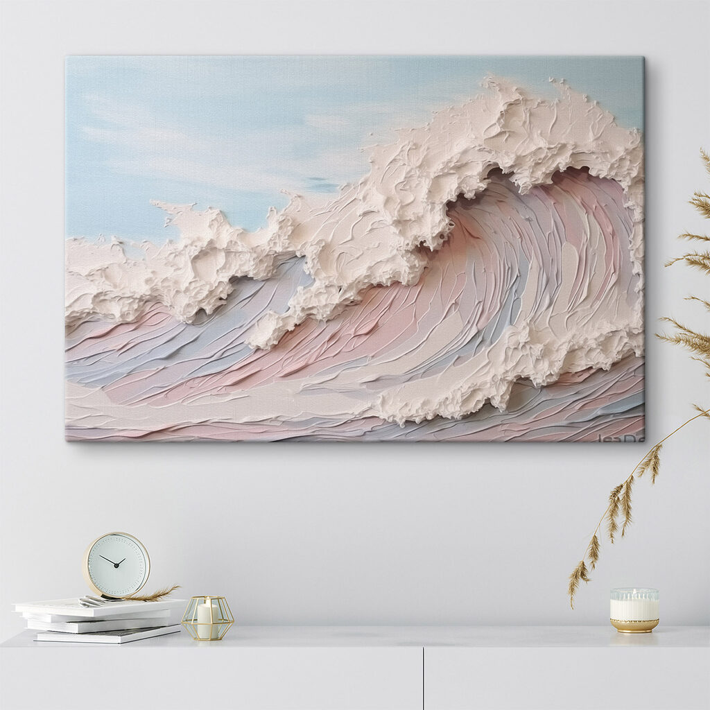 Painting of a wave