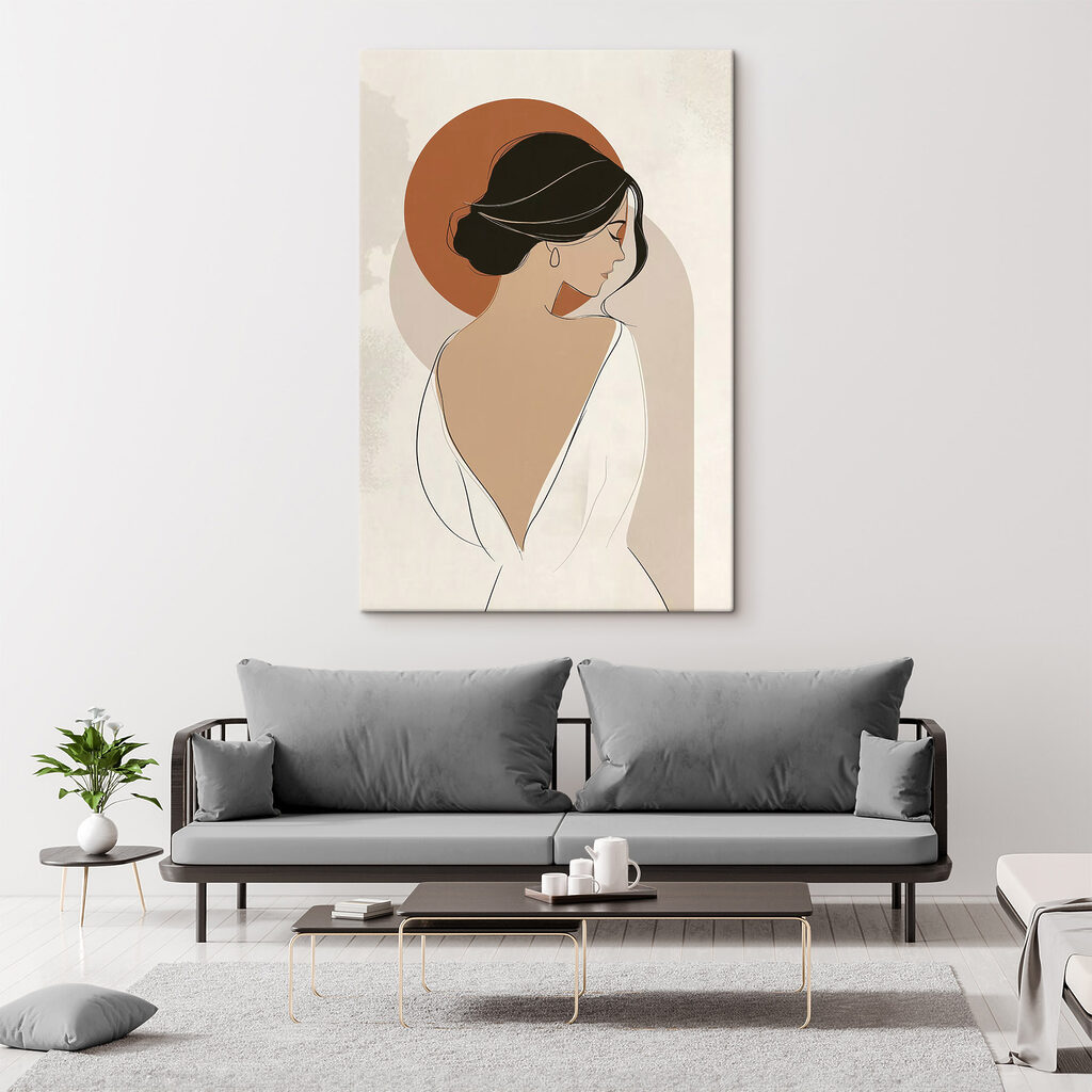 Woman with her back turned Woman with her back turned