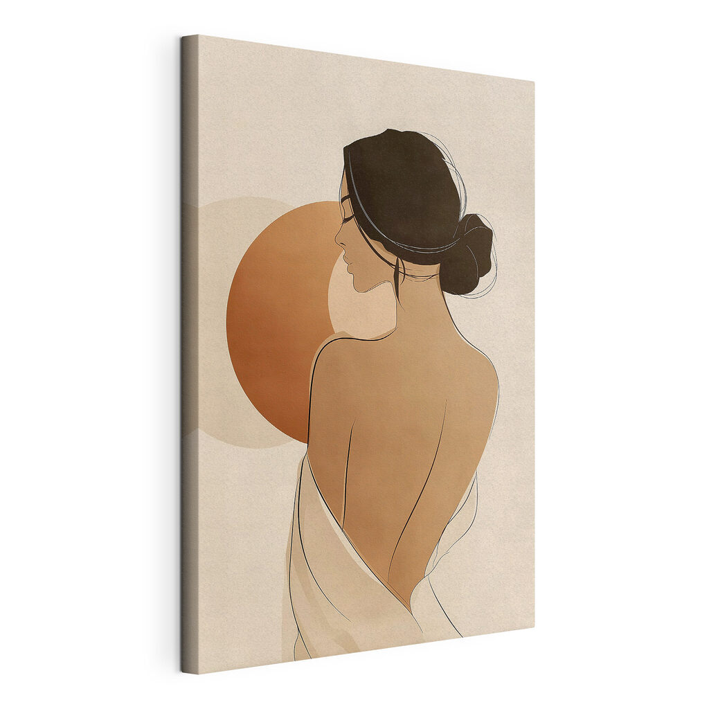 Woman with her back turned Woman with her back turned