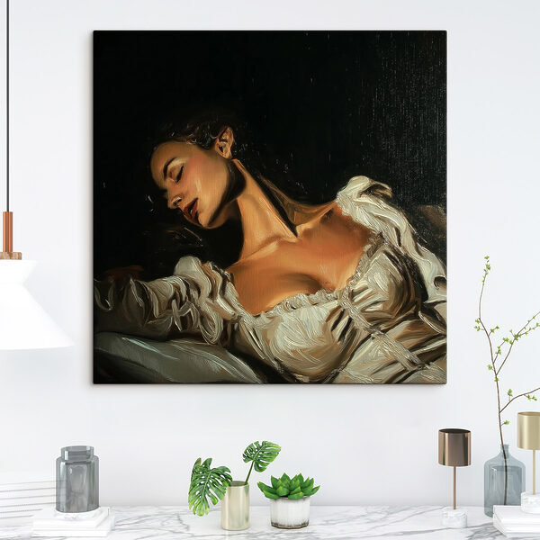 Woman in a white dress Woman in a white dress