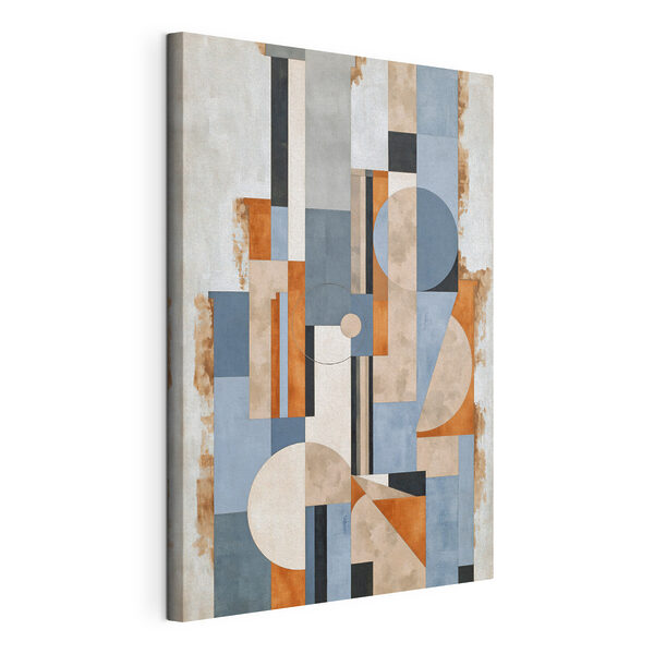 Painting of a geometric pattern