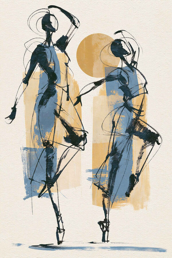 Drawing of two women Drawing of two women