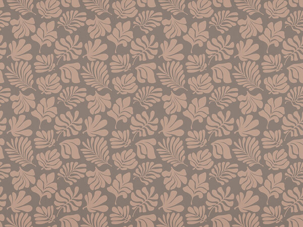 Pattern of leaves on a brown background Pattern of leaves on a brown background