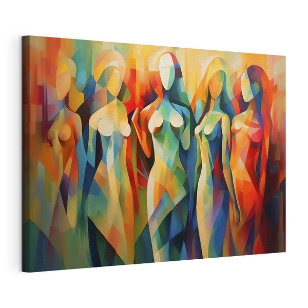 Un groupe de femmes en robe Tableaux Un groupe de femmes en robe