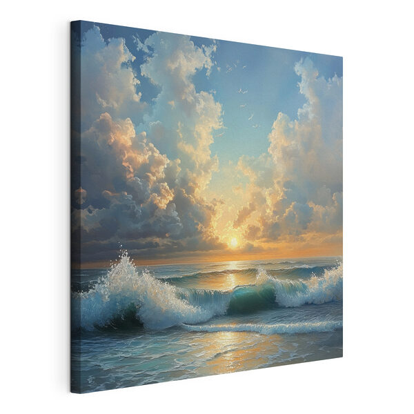 Tableaux Vagues s'écrasant sur la plage