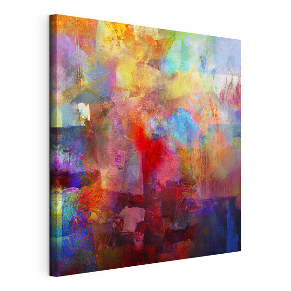 Tableaux Peinture colorée d'une ville