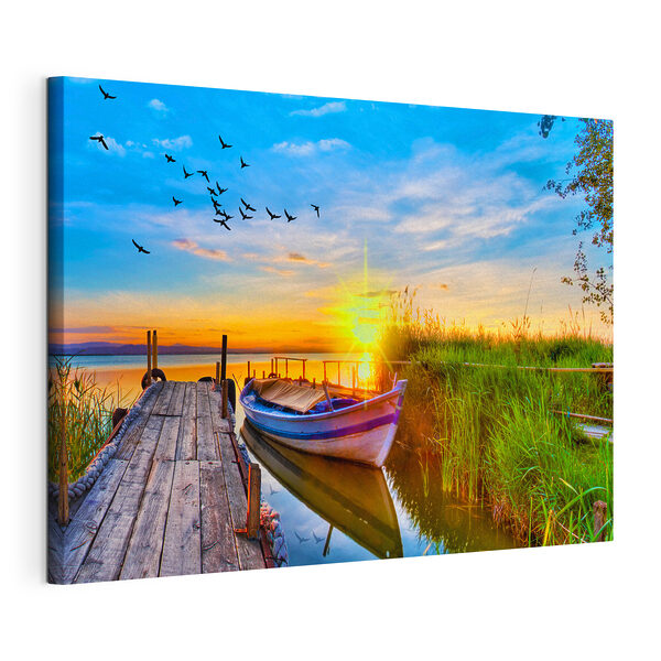 Un bateau sur l'eau Tableaux Un bateau sur l'eau