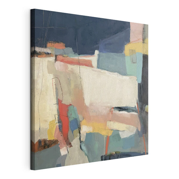 Une peinture aux formes colorées Tableaux Une peinture aux formes colorées