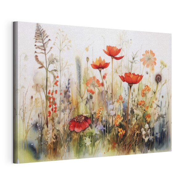 Une peinture de fleurs et de plantes Tableaux Une peinture de fleurs et de plantes