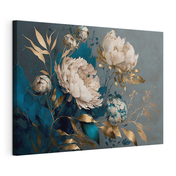 Tableaux Une peinture de fleurs et de feuilles (UGS : s33935) Tableaux Tableaux Une peinture de fleurs et de feuilles (UGS : s33935)