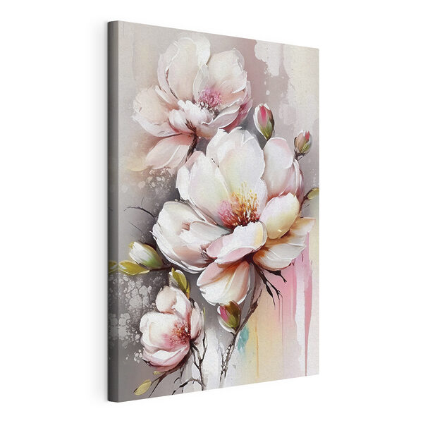 Tableaux Une peinture de fleurs sur une surface blanche (UGS : s35925) Tableaux Tableaux Une peinture de fleurs sur une surface blanche (UGS : s35925)