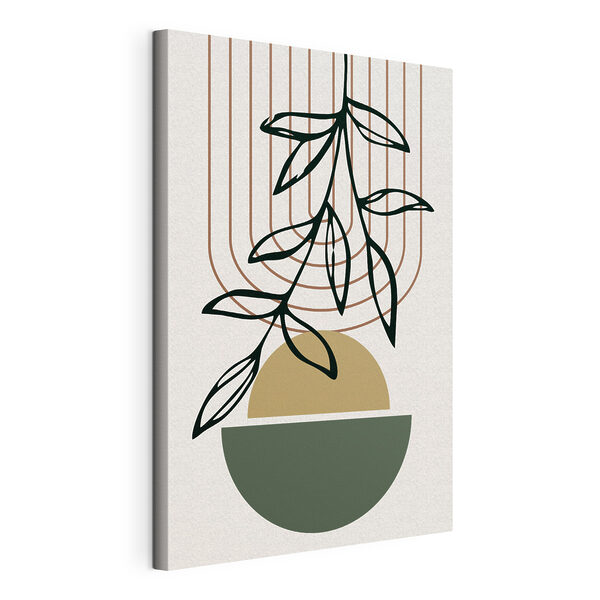Une plante dans un bol Tableaux Une plante dans un bol