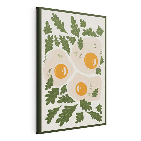 Une image d'œufs et de feuilles Tableaux Une image d'œufs et de feuilles