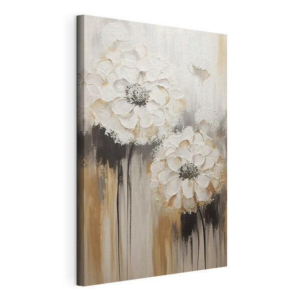 Un tableau de fleurs blanches Tableaux Un tableau de fleurs blanches