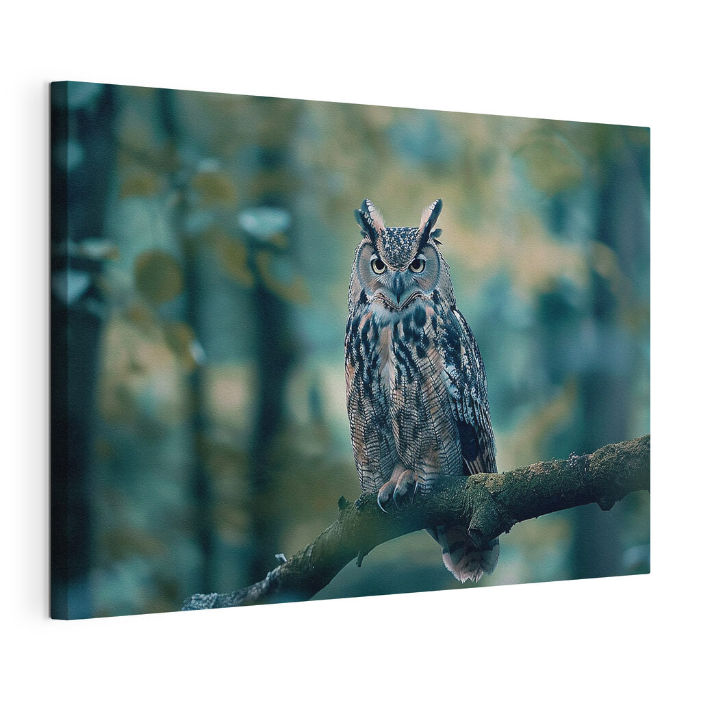 An owl sitting on a branch An owl sitting on a branch