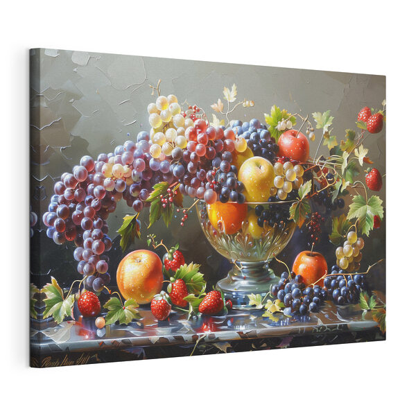 Une peinture de fruits dans un bol Tableaux Une peinture de fruits dans un bol