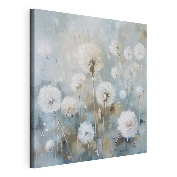 A painting of dandelions A painting of dandelions