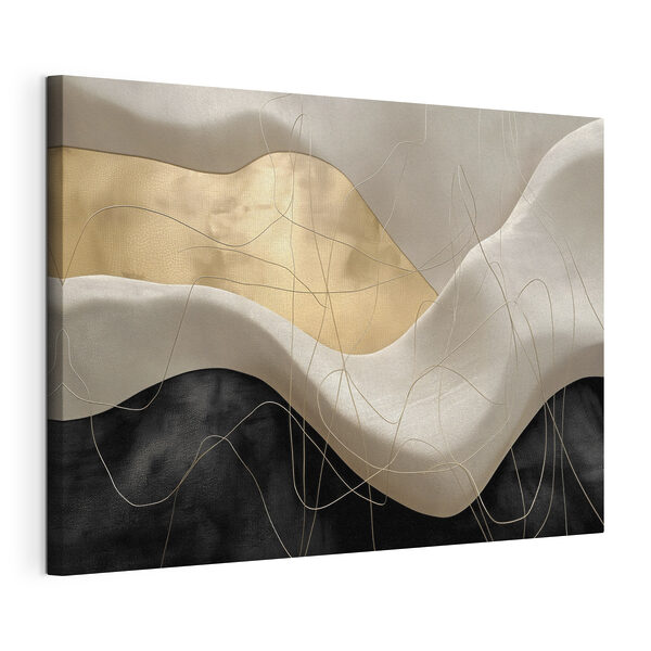 Tableaux Vagues abstraites et lignes entrelacées (UGS : s39053) Tableaux Tableaux Vagues abstraites et lignes entrelacées (UGS : s39053)