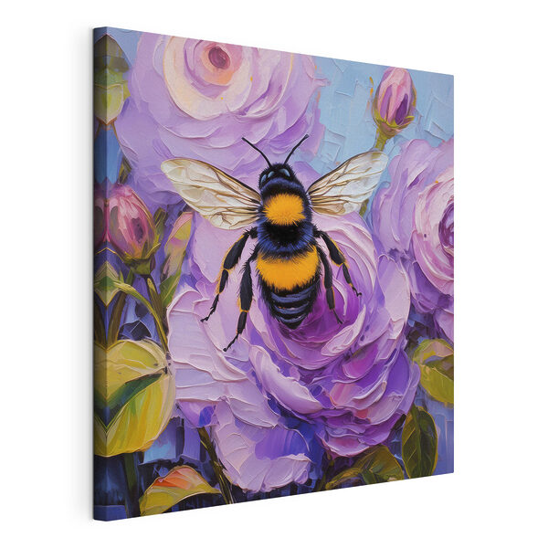 Tableaux Une abeille sur une fleur