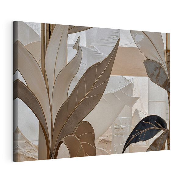 Gros plan sur une feuille Tableaux Gros plan sur une feuille