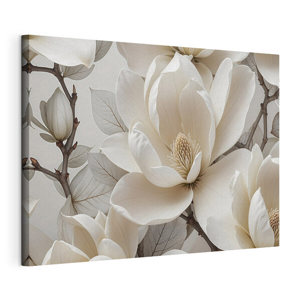 Tableaux Tableaux Des fleurs délicates dans des teintes douces (UGS : s39527)
