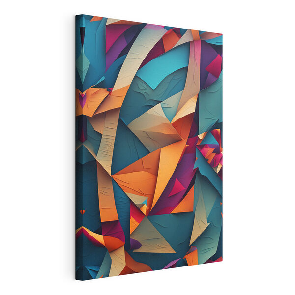 Tableaux Découpage en papier coloré