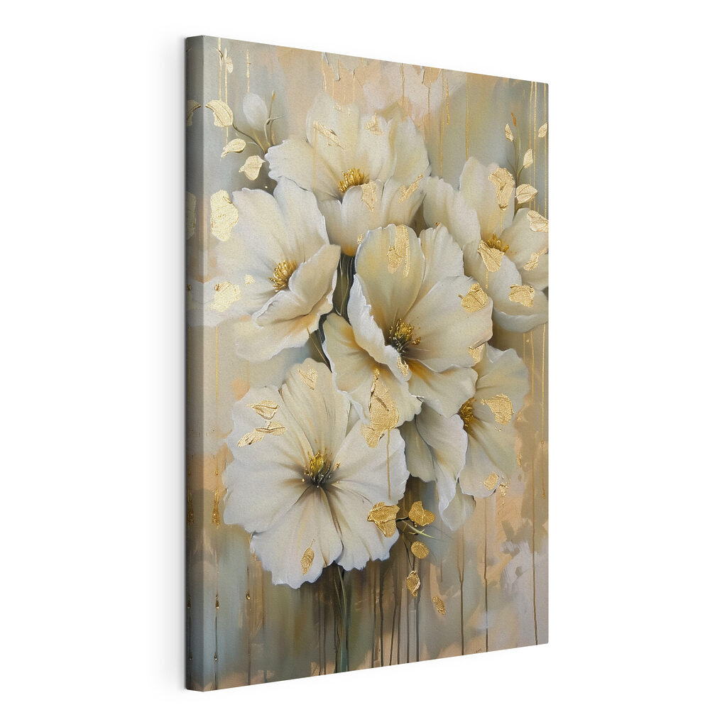 Elegant petals with metallic accents