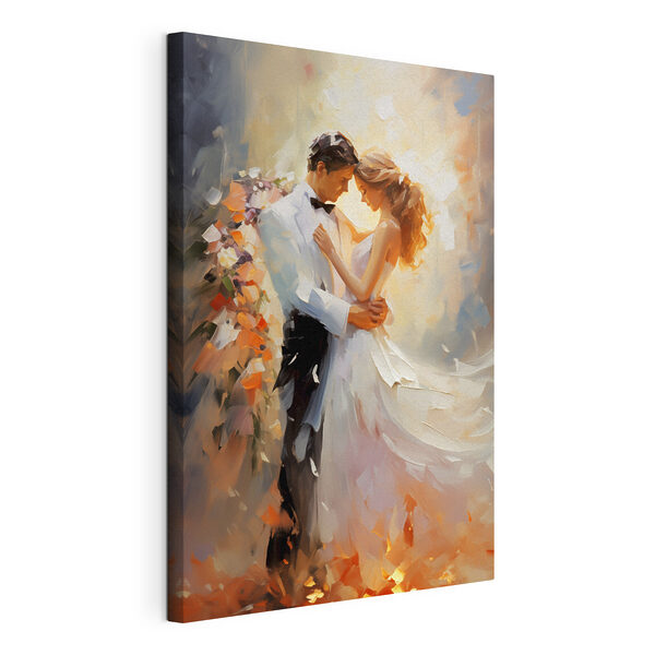 Tableaux Peinture d'un homme et d'une femme dansant