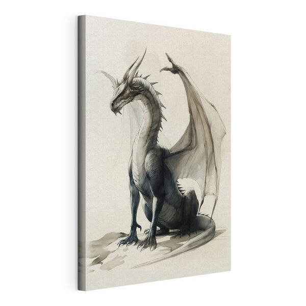 Dessin d'un dragon Tableaux Dessin d'un dragon