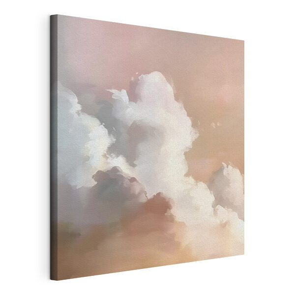 Tableaux Tableaux Ciel rose avec nuages (UGS : s40113)