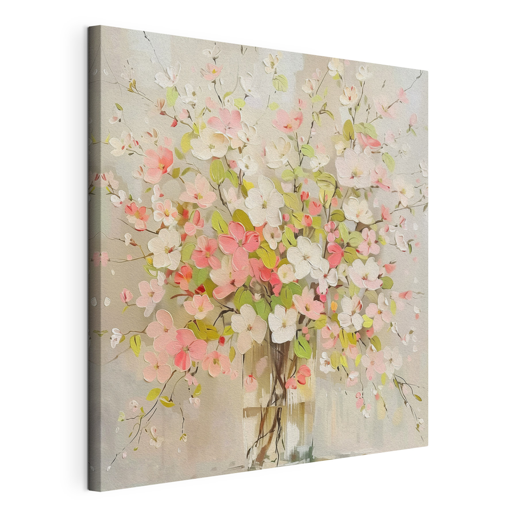 Painting of flowers in a vase Painting of flowers in a vase