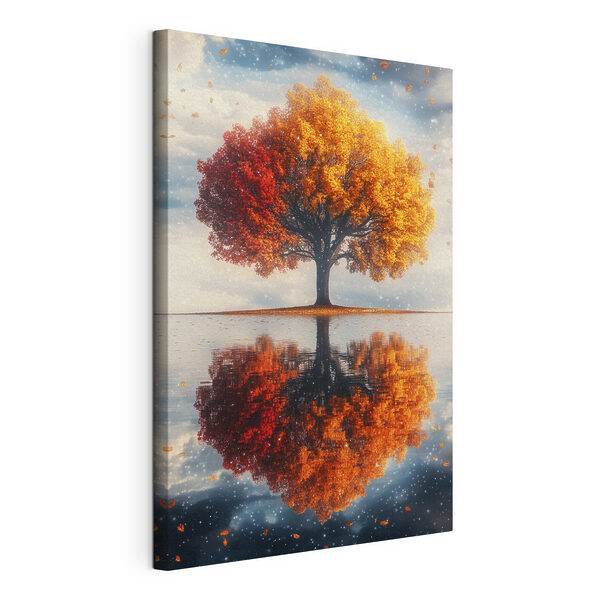 Arbre avec des feuilles d'oranger Tableaux Arbre avec des feuilles d'oranger
