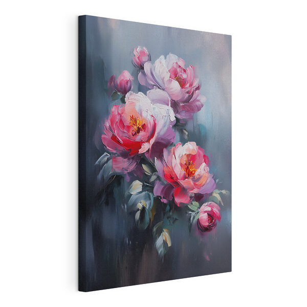 Tableaux Peinture de fleurs roses (UGS : s40127) Tableaux Tableaux Peinture de fleurs roses (UGS : s40127)