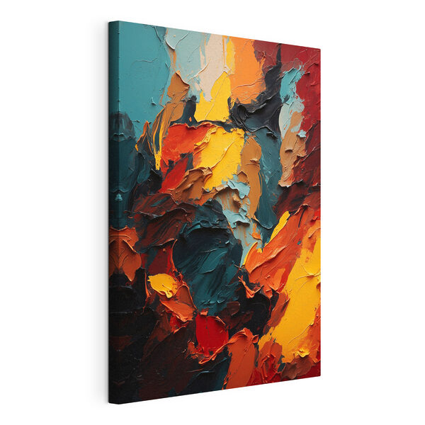 Gros plan sur une peinture Tableaux Gros plan sur une peinture