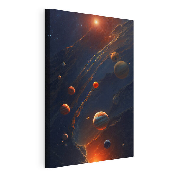 Les planètes dans l'espace Tableaux Les planètes dans l'espace