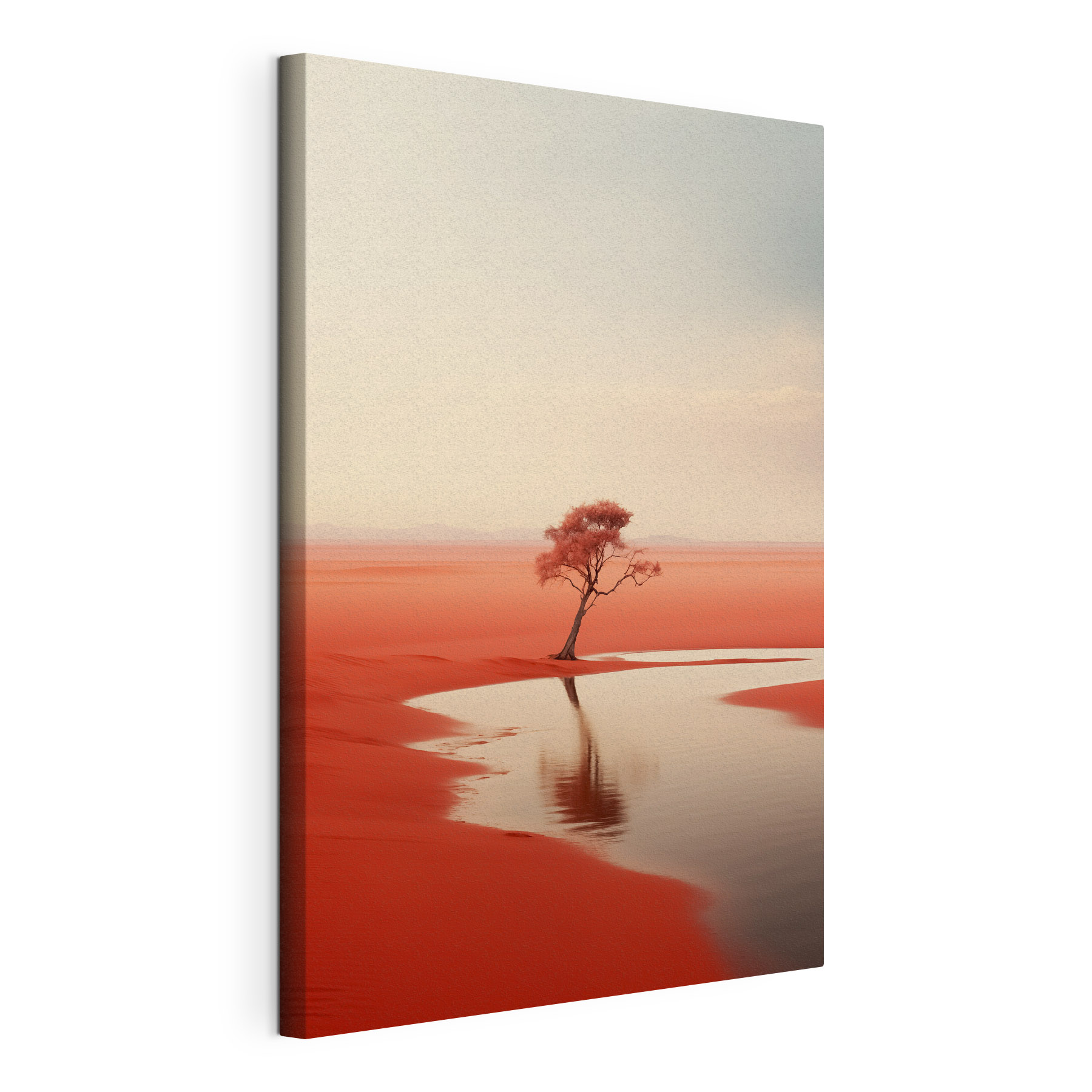 Tree in a red desert
