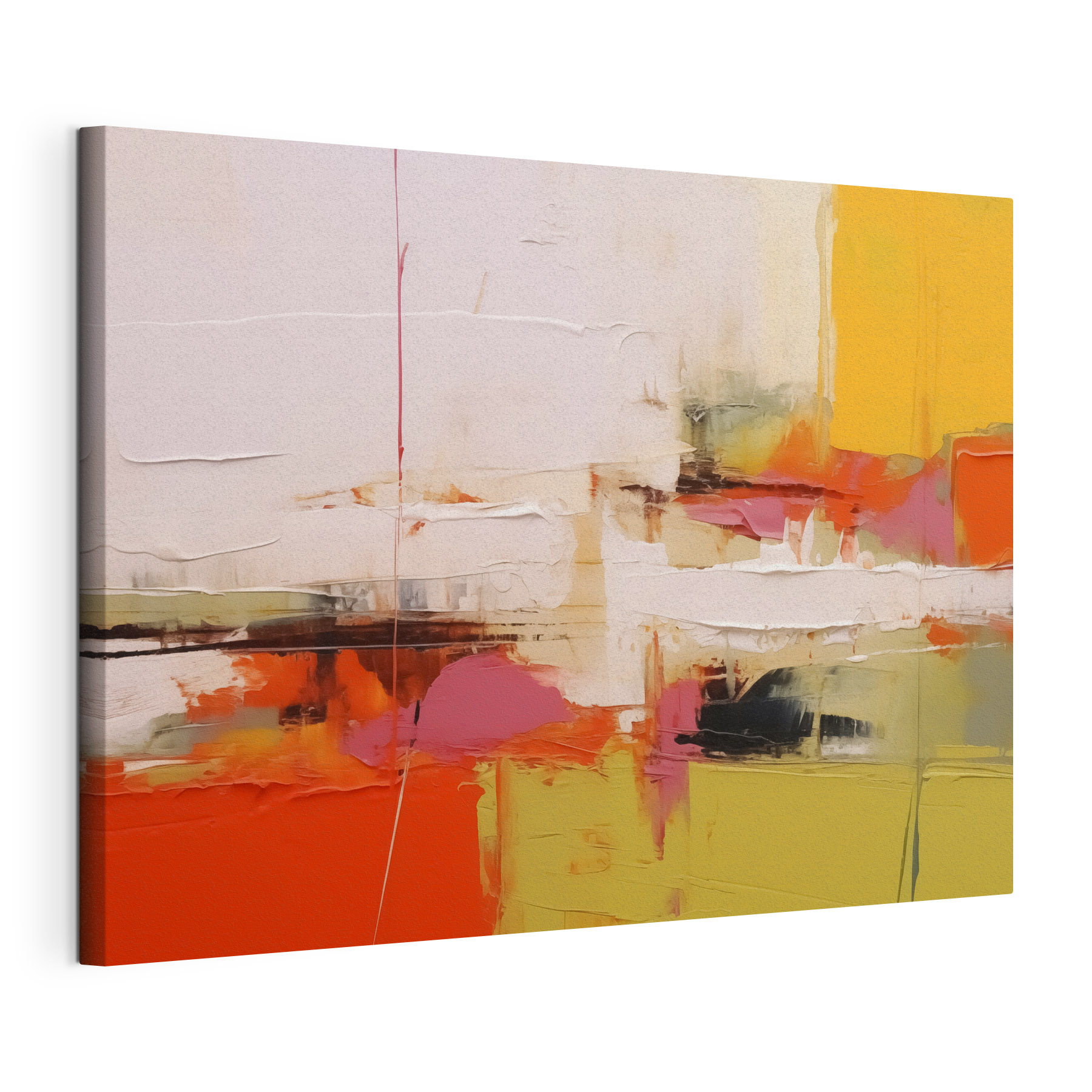 Painting of a colorful wall Painting of a colorful wall