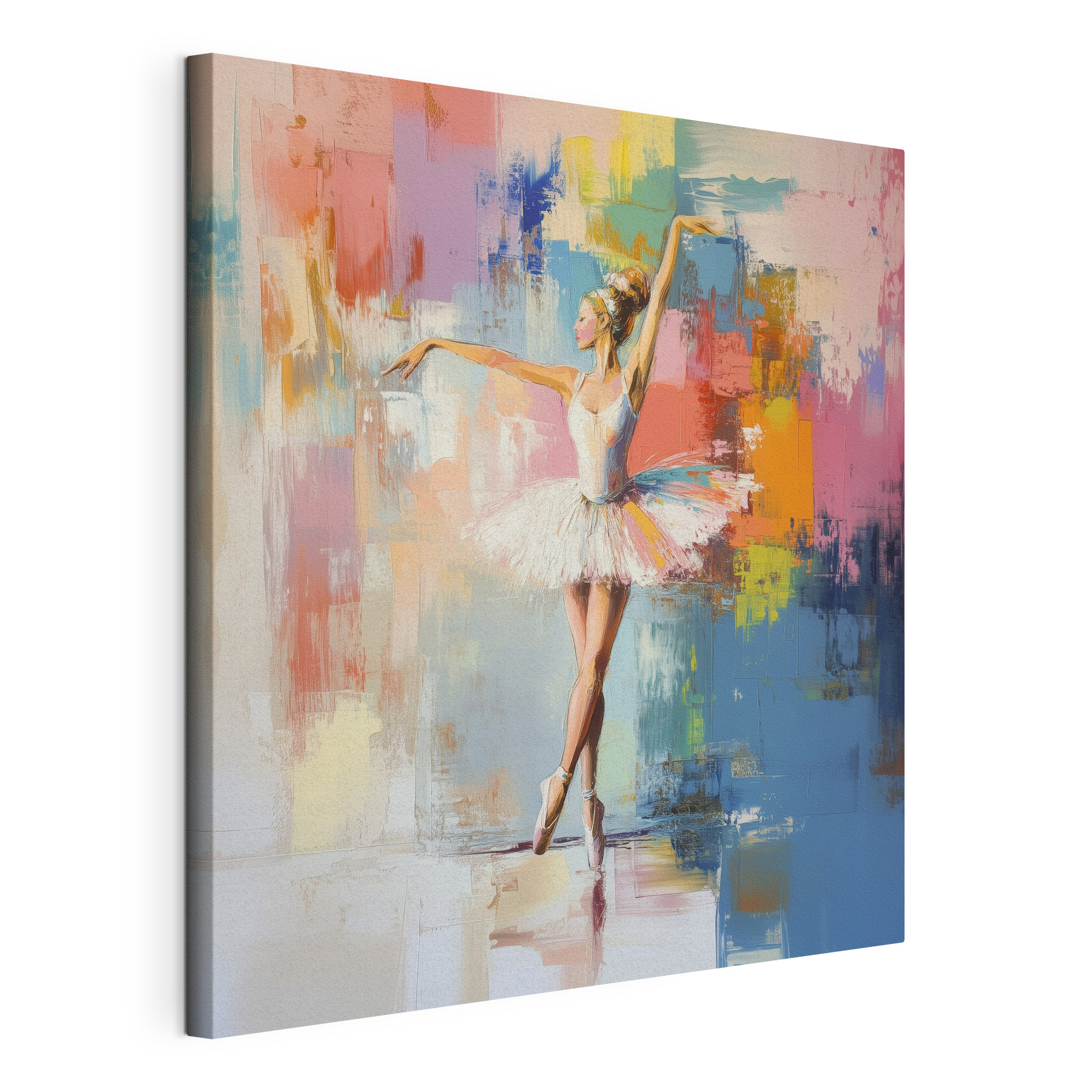 Woman in a tutu dancing