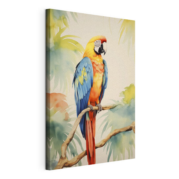 Tableaux Oiseau coloré sur une branche
