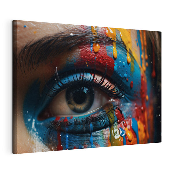 Tableaux Couleurs vives sur toile expressive