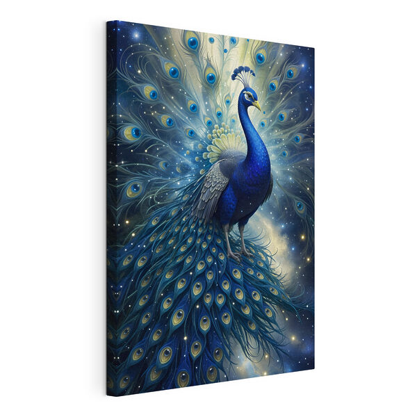 Tableaux Paon majestueux dans une splendeur cosmique