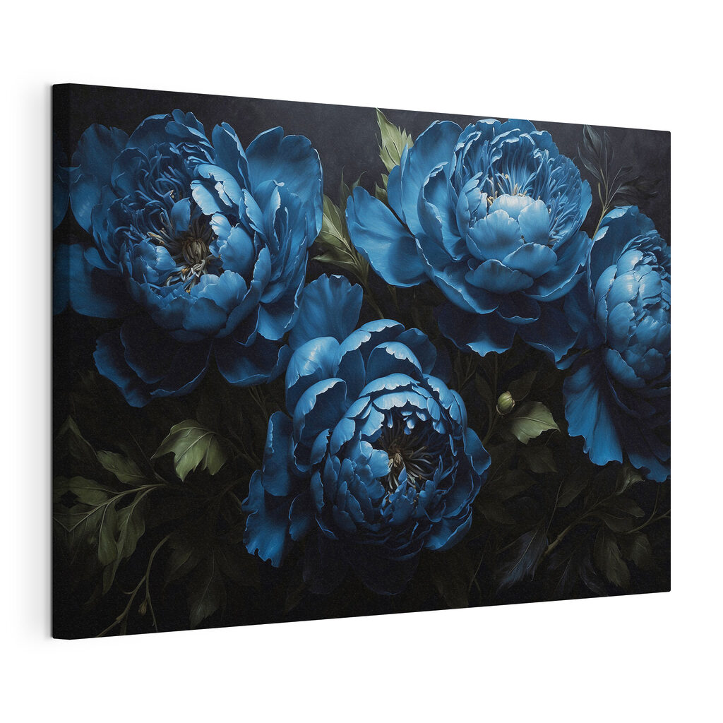Group of blue flowers