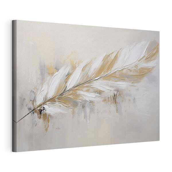 Tableaux Plume délicate sur fond doux