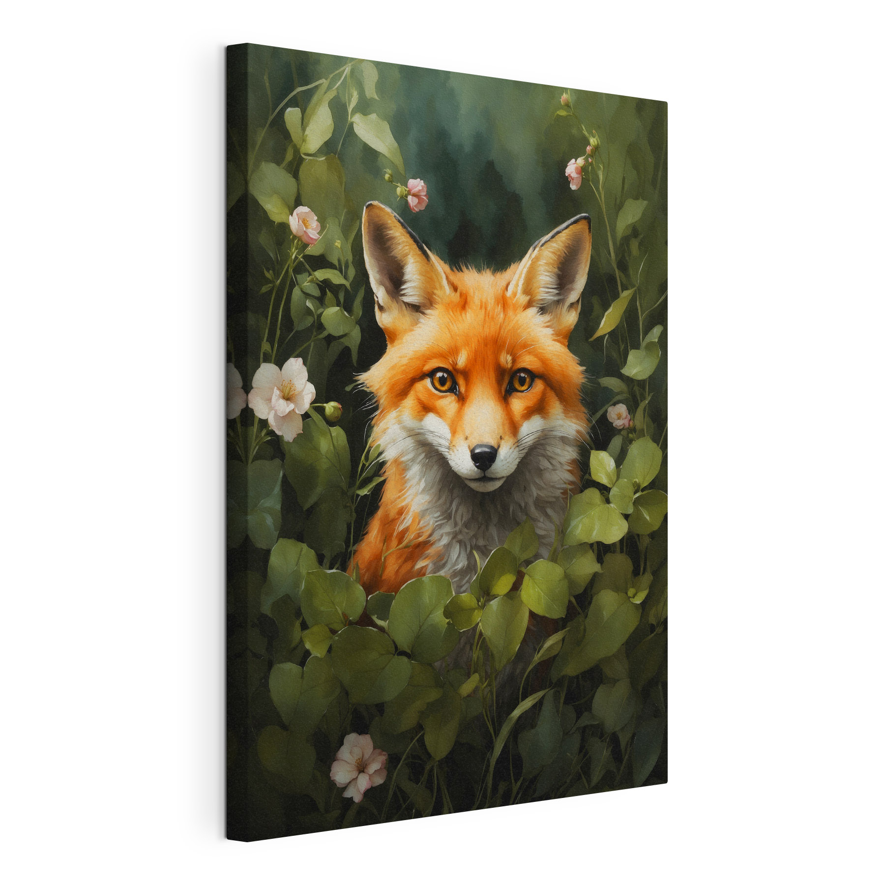 Fox in a bush