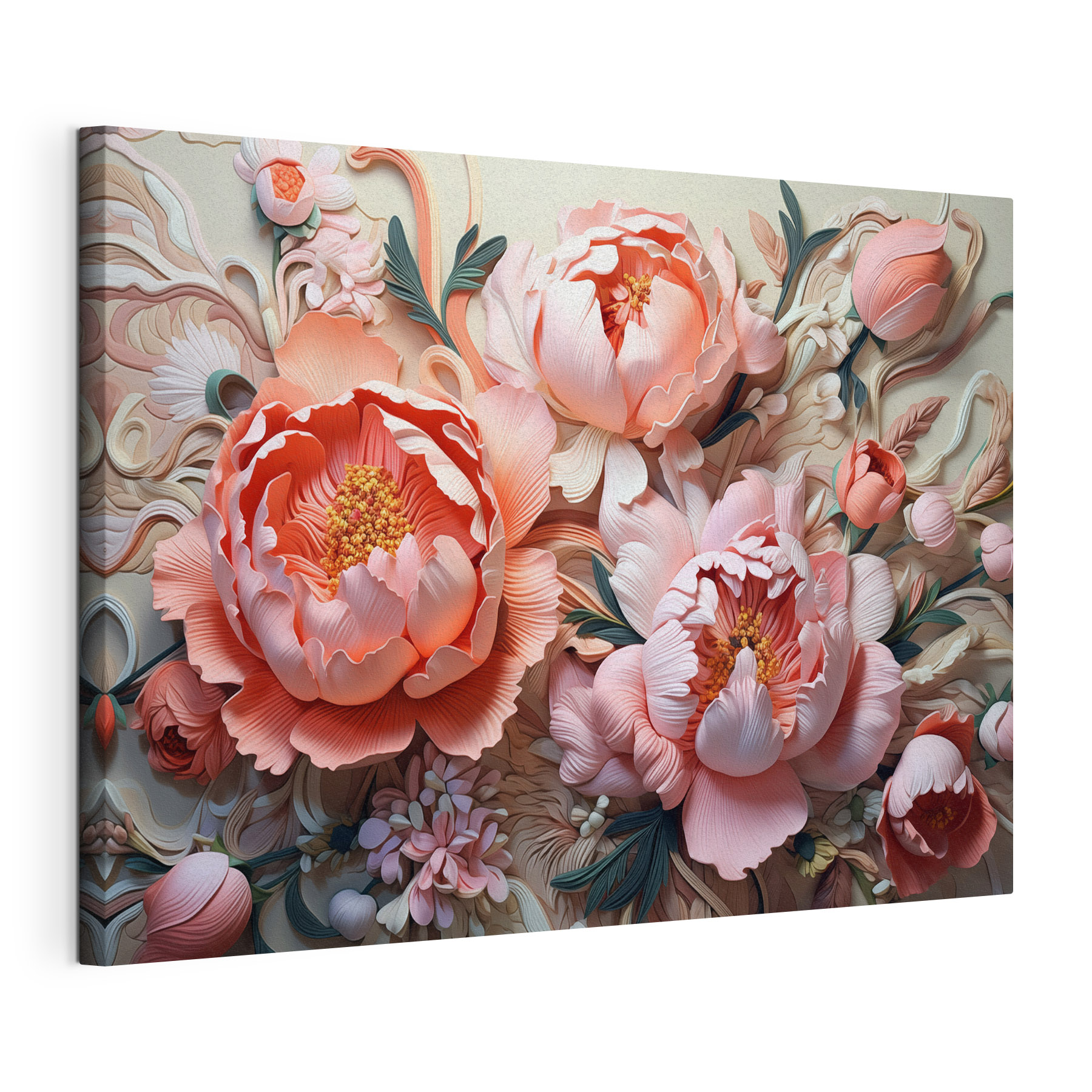 Floral elegance in soft hues