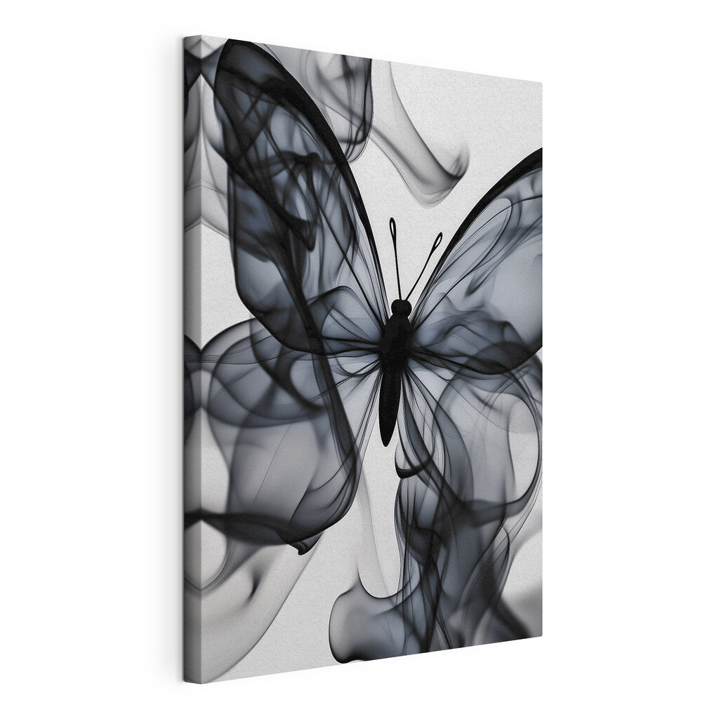 Butterfly with smoke