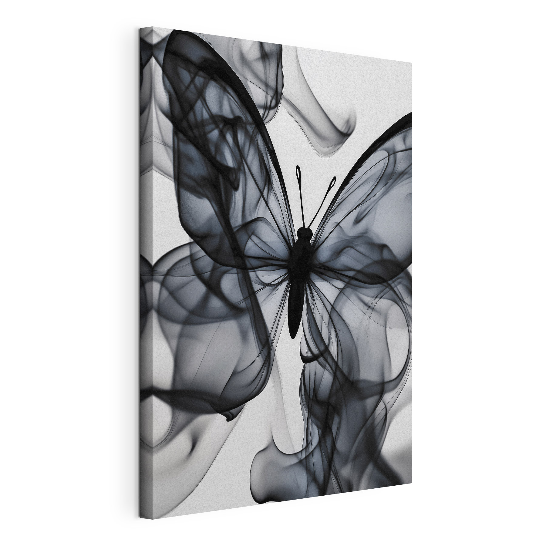 Butterfly with smoke