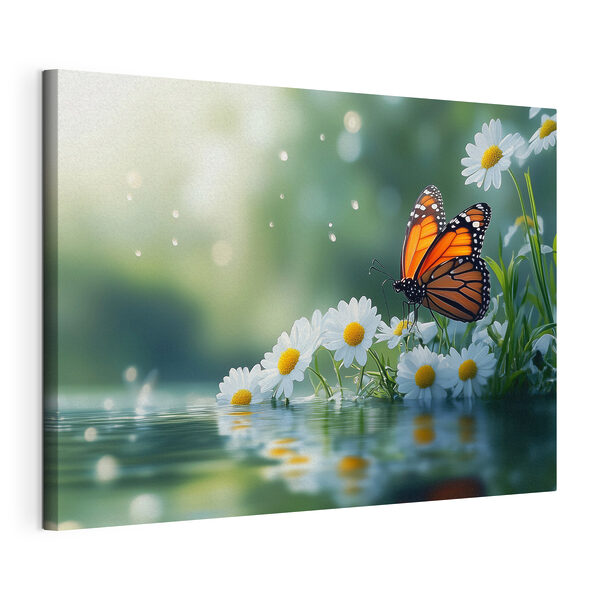 Tableaux Papillon sur une fleur