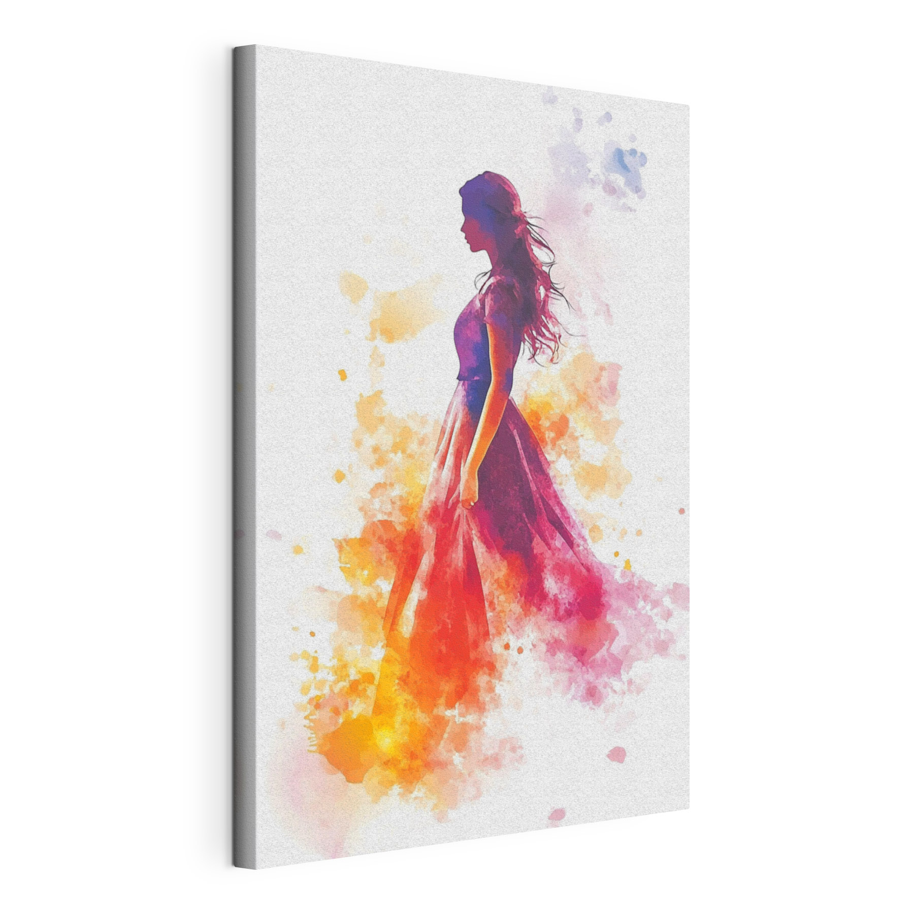 Woman in a dress