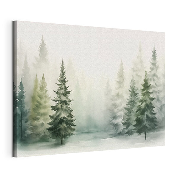 Tableaux Tableaux Aquarelle d'arbres dans une forêt (UGS : s42154)